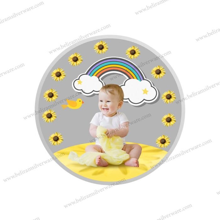 Happy Baby Colorful Silver Coin