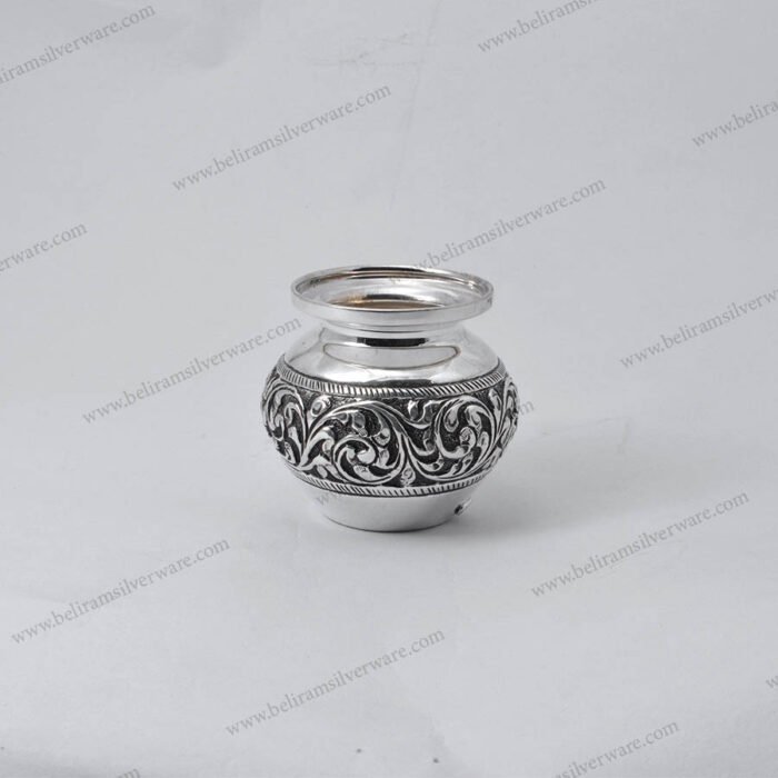 Small Nakshi Silver Lota