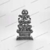 Silver Lord Ganesha Murti On Pedestal