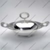 Oval Handles Silver Dish