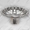 Scalloped Border Fluted Silver Bowl