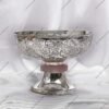 Jali Silver Bowl On Designer Pedestal