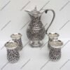 Leaf & Flower Nakshi Silver Jug Set