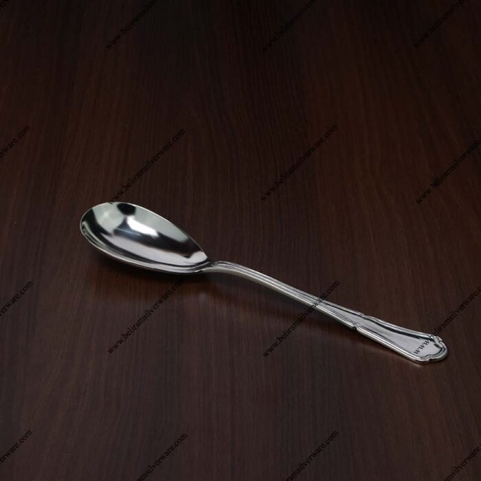 Simplistic Silver Salad Spoon
