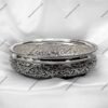 Flower & Leaf Acanthus Nakshi Silver Urli