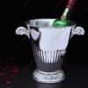 Fluted Design Silver Ice Bucket