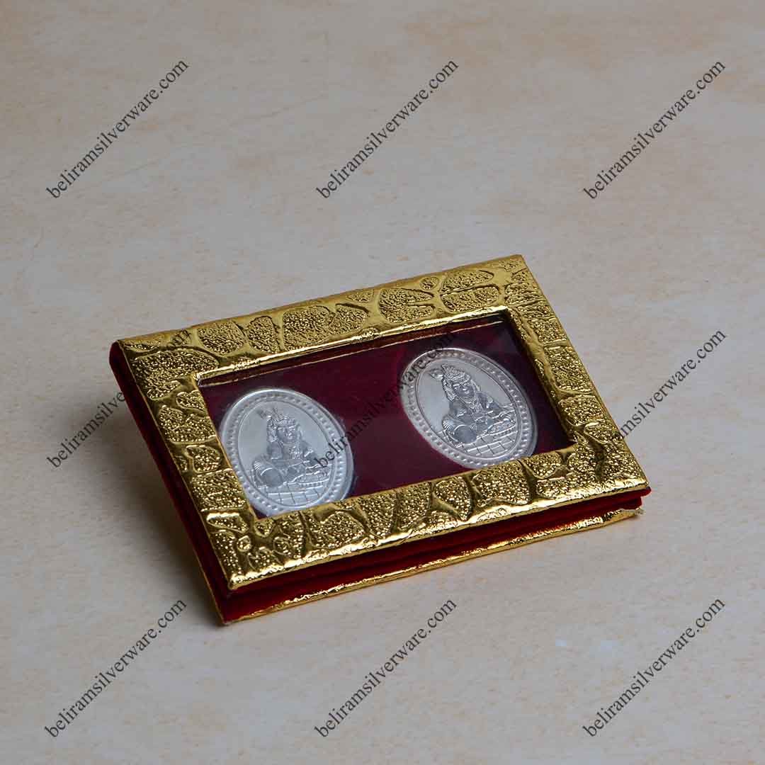 Oval Laddu Gopal Silver Coin - Beliram Silverware
