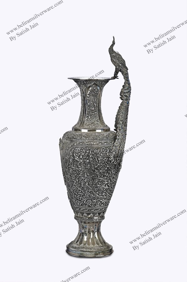 Art Nouveau Silver Vase – Beliram Silverware